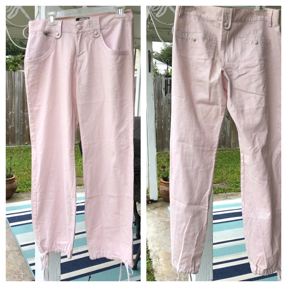 NEW Oakley Pink Shimmer Casual Summer Pants 8